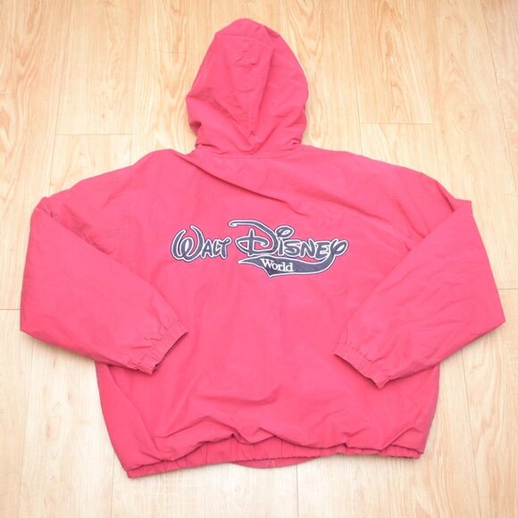 Disney Parks Vintage Full Zip Hoodie Jacket Women's Large Pre Owned - Picture 7 of 8